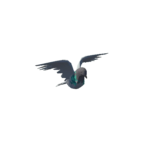 Low Poly Pigeon 01